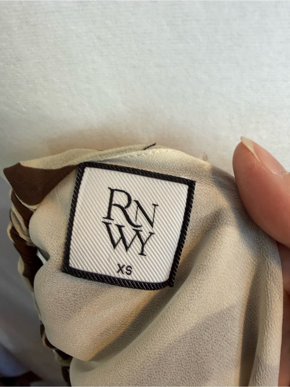 Runaway The Label Zebra Print Tie-Back Halter Top XS - Picture 3 of 4